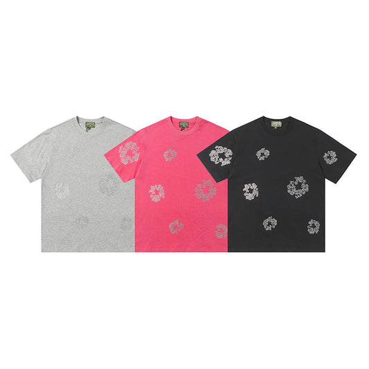 Denim Tears T Shirts Rhinestones